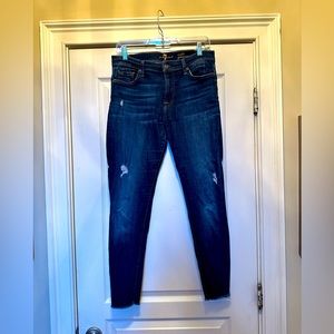 Seven for all mankind straight leg jeans, size 30.